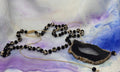 Malkova – Midnight Agate Statement Necklace