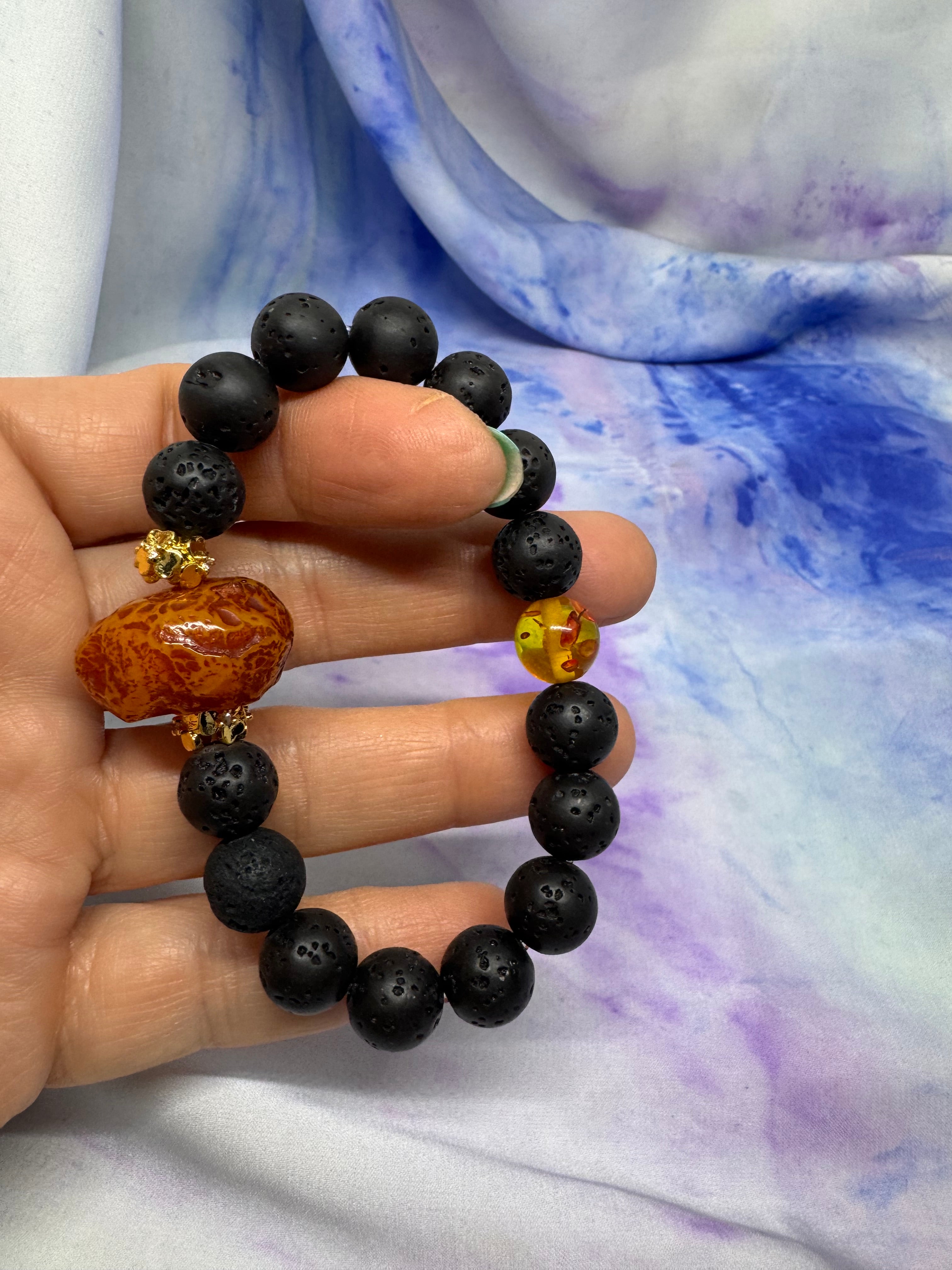 Malkova Golden Fire Intention Bracelet