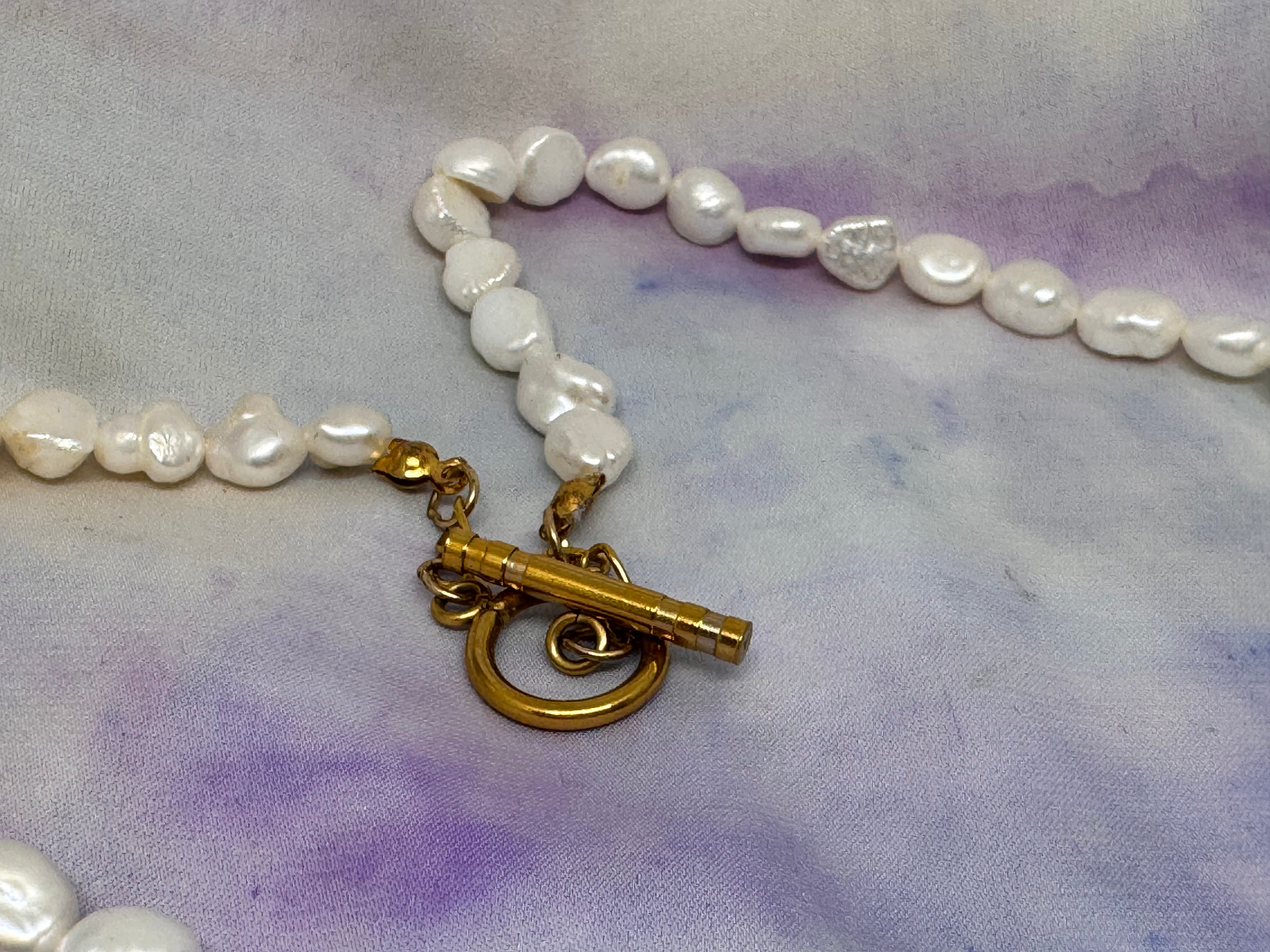 Malkova – Golden Citrine & Freshwater Pearl Necklace