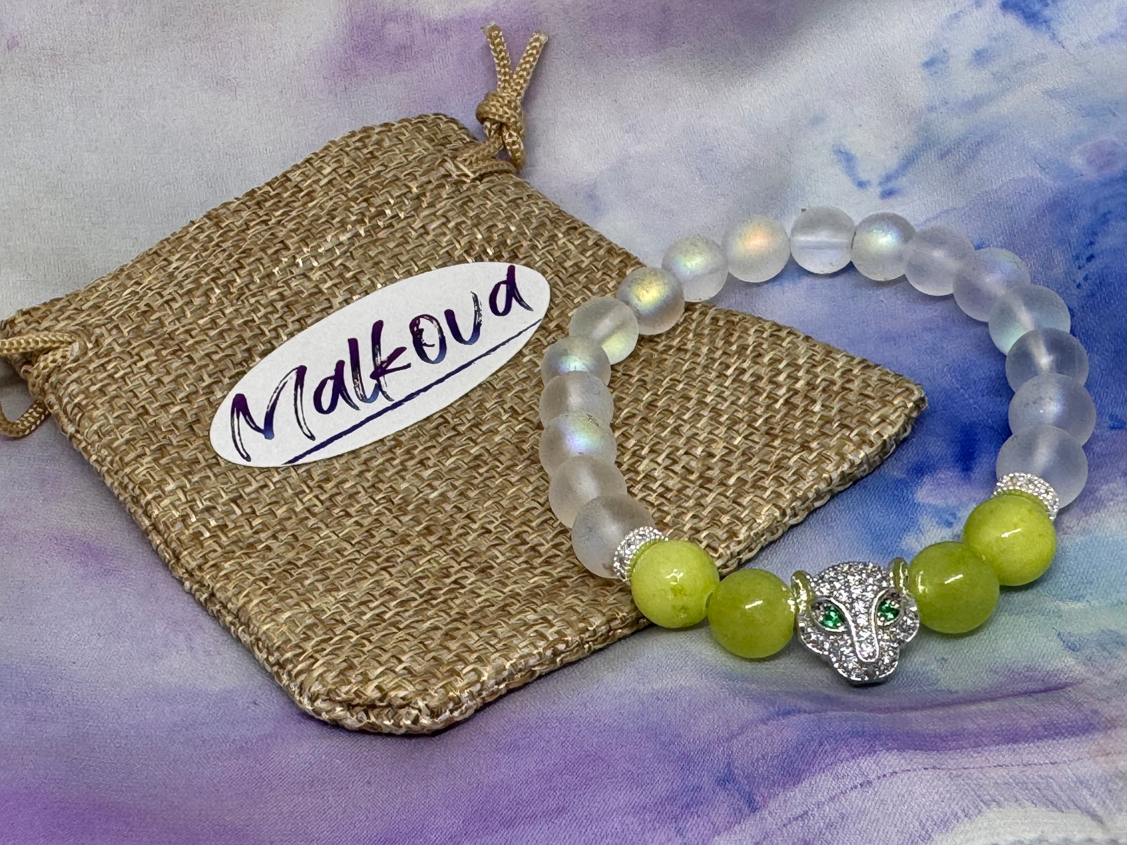 Malkova Emerald Panther Bracelet